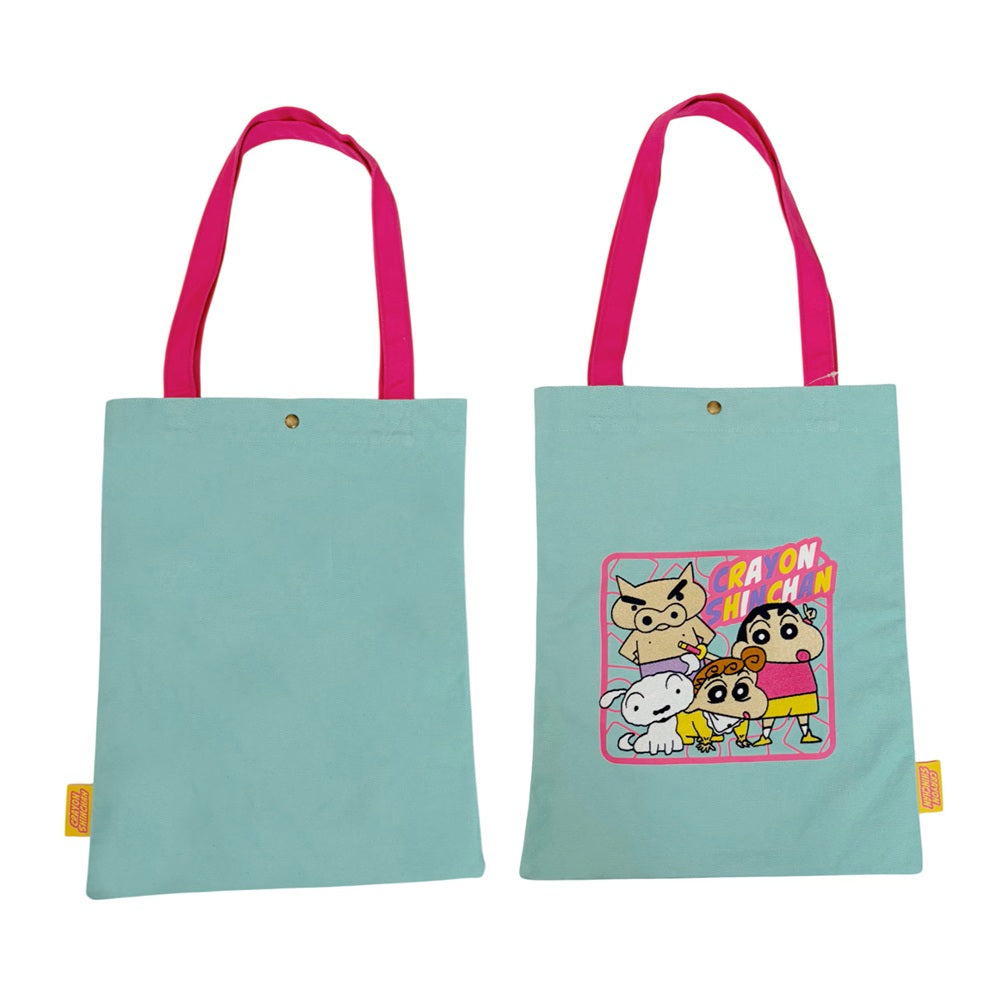 刺繍トート 集合/しんちゃん&ぶりぶりざえもん