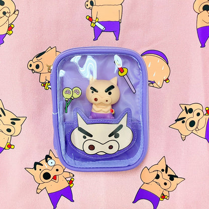 クリアマルチケース ぶりぶりざえもん／アクションしんちゃん